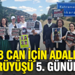 78 can icin adalet yuruyusu 5 gununde yuruyuse milletvekili hakim ve depremzede avukat katildi VJMd3tFV